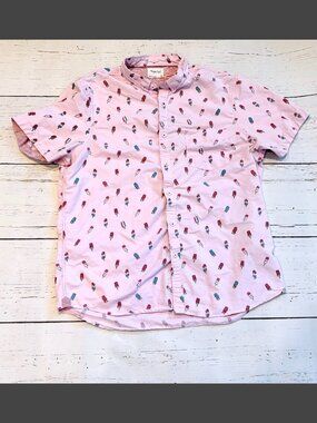 Sovereign Code button up shirt Pink popsicles